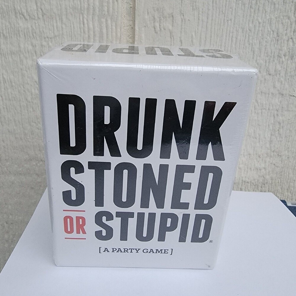 A party game for adults Drunk Stoned Or Stupid 250 Cards game night